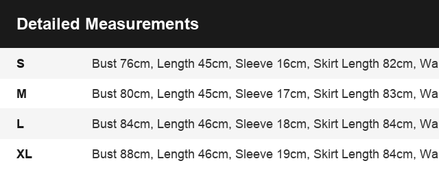 Size Guide