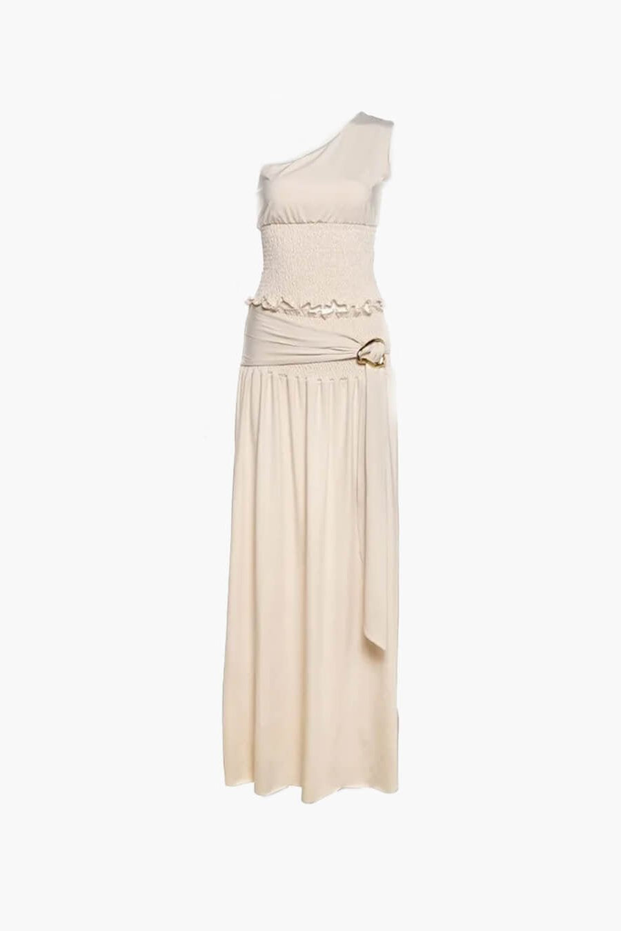 OLANE Asymmetric One-Shoulder Belted Maxi Skirt Set SetSWomen's Sets