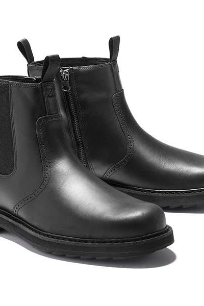 Olane Brand Leather Boots Western Style Black39Men's Boots