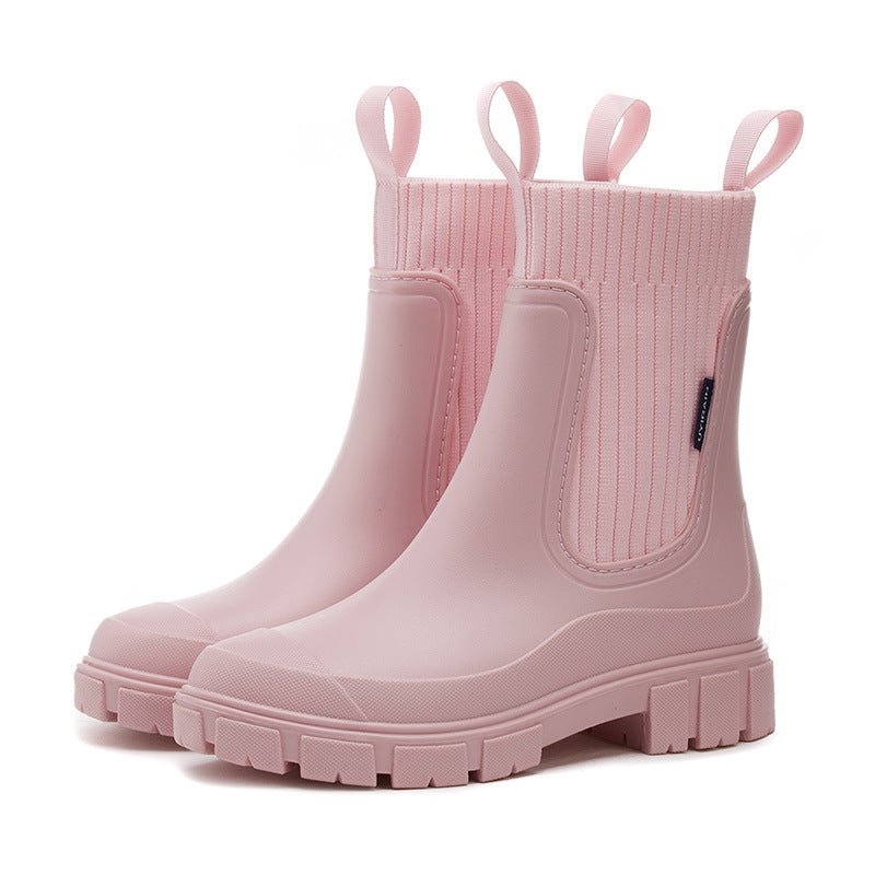Olane Brand Waterproof Rain Boots Lowcut Pink36Women’s Rain Boots