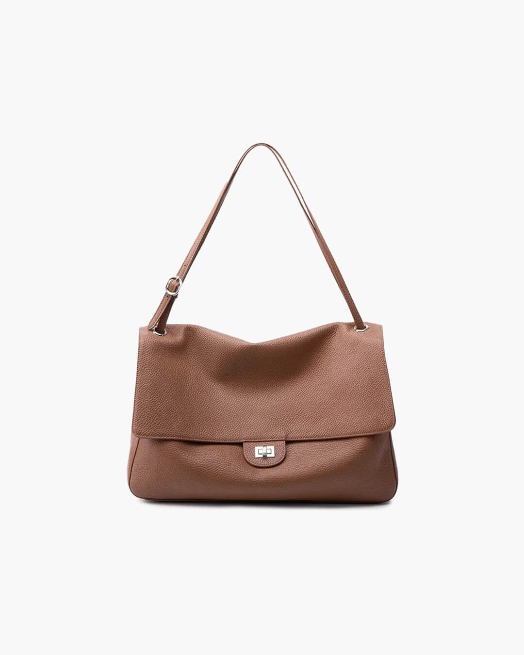 OLANE Elegant Crossbody Shopper Bag TaupeBag
