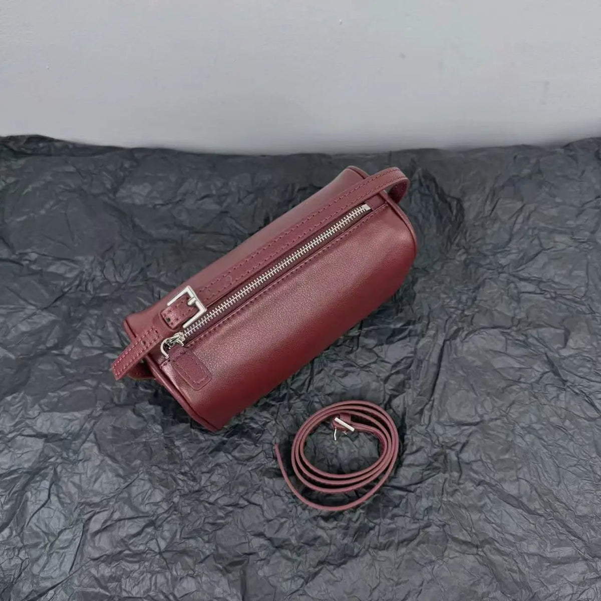 OLANE Faux Leather Crossbody Mini Bag RedBag