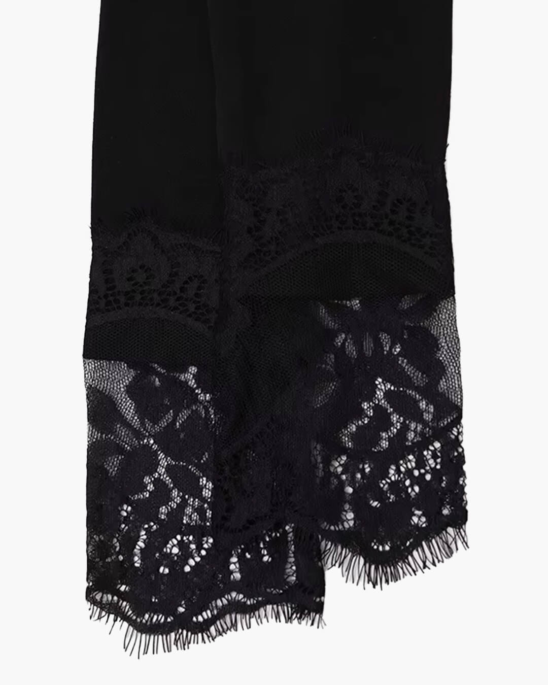 OLANE High Neck Keyhole Lace Mini Dress BlackLDress