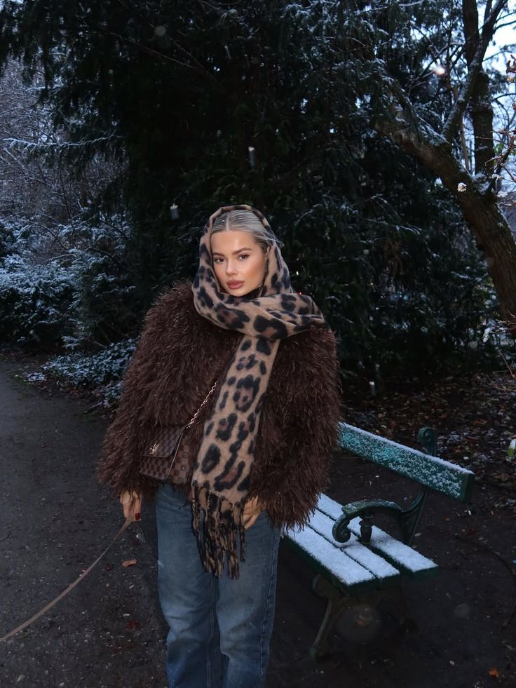 OLANE Lara Faux Fur Coat BrownMWomen's Coats & Jackets