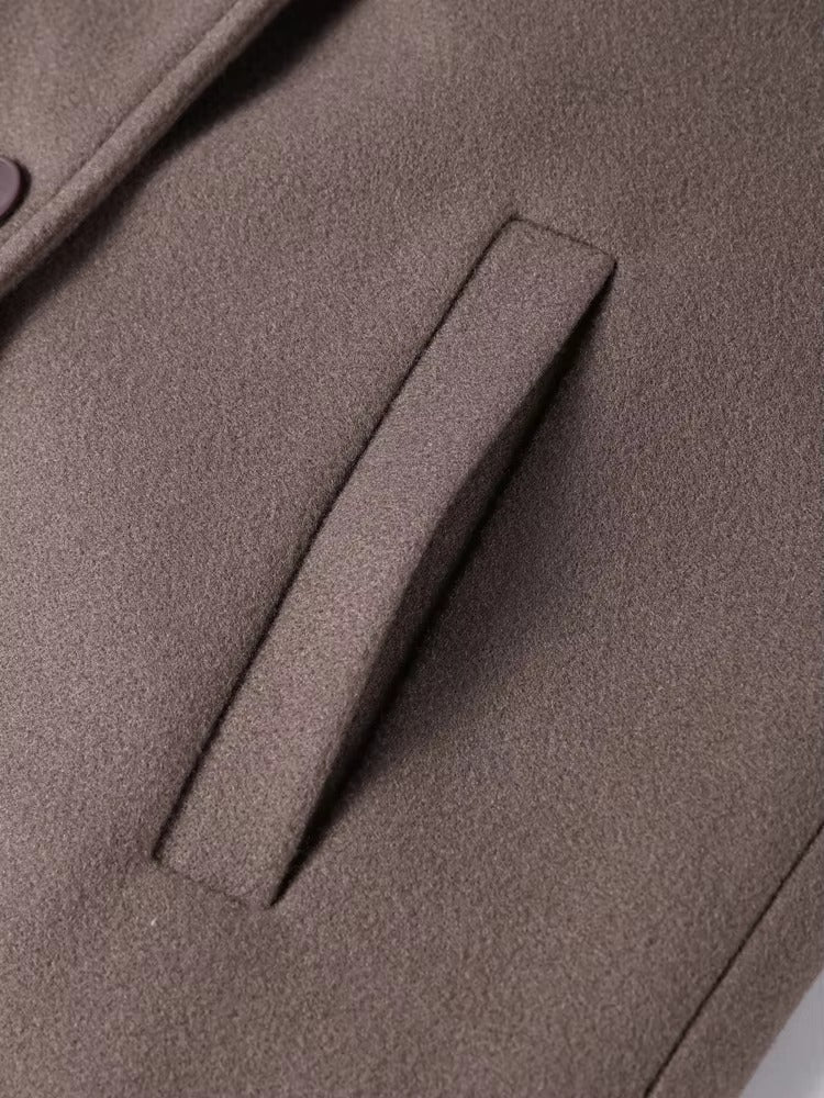 OLANE Lara Maxi Coat BrownLWomen's Coats & Jackets