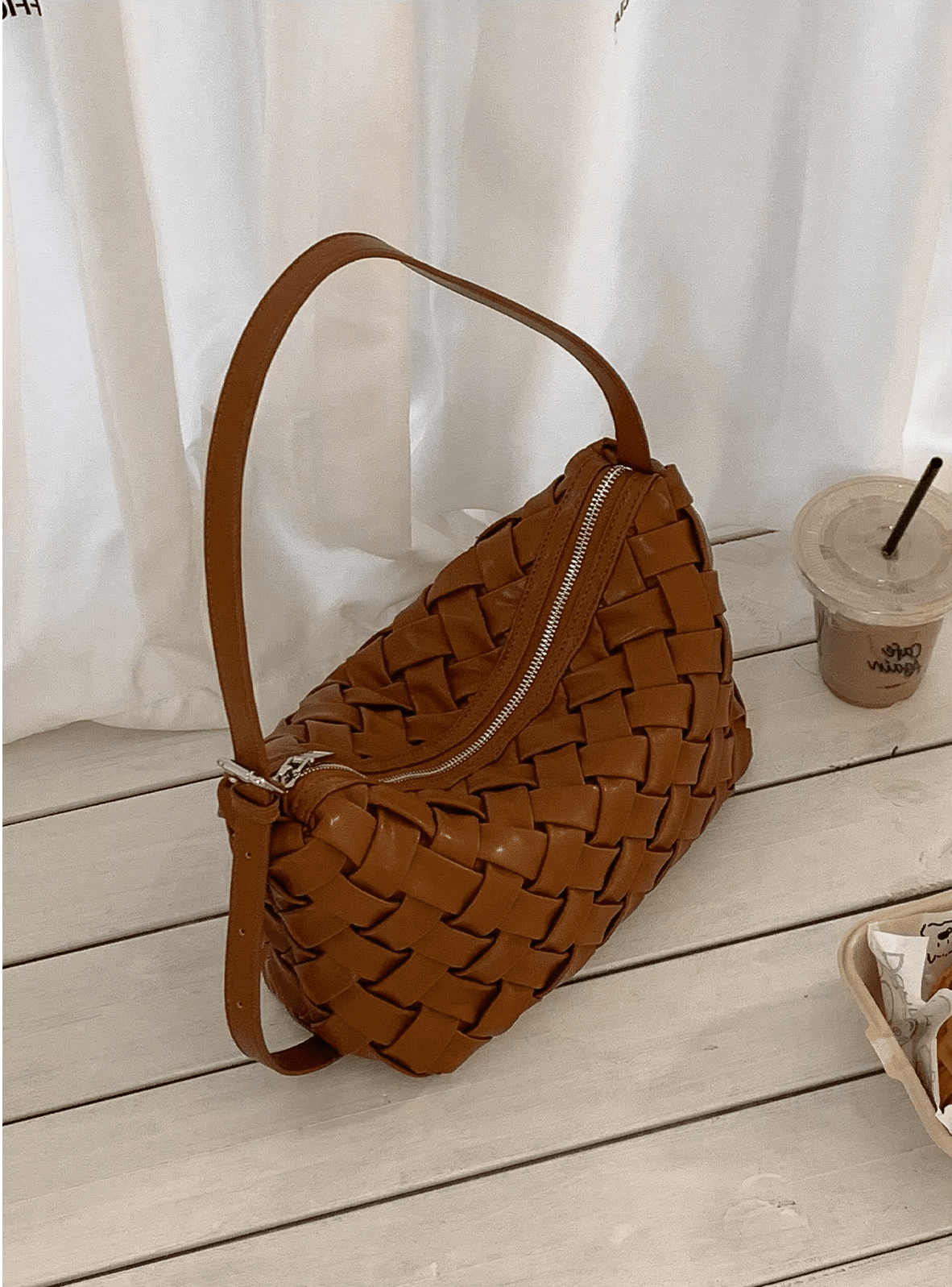 OLANE Minimalist Hobo Shoulder Bag BlackWomen's Handbags
