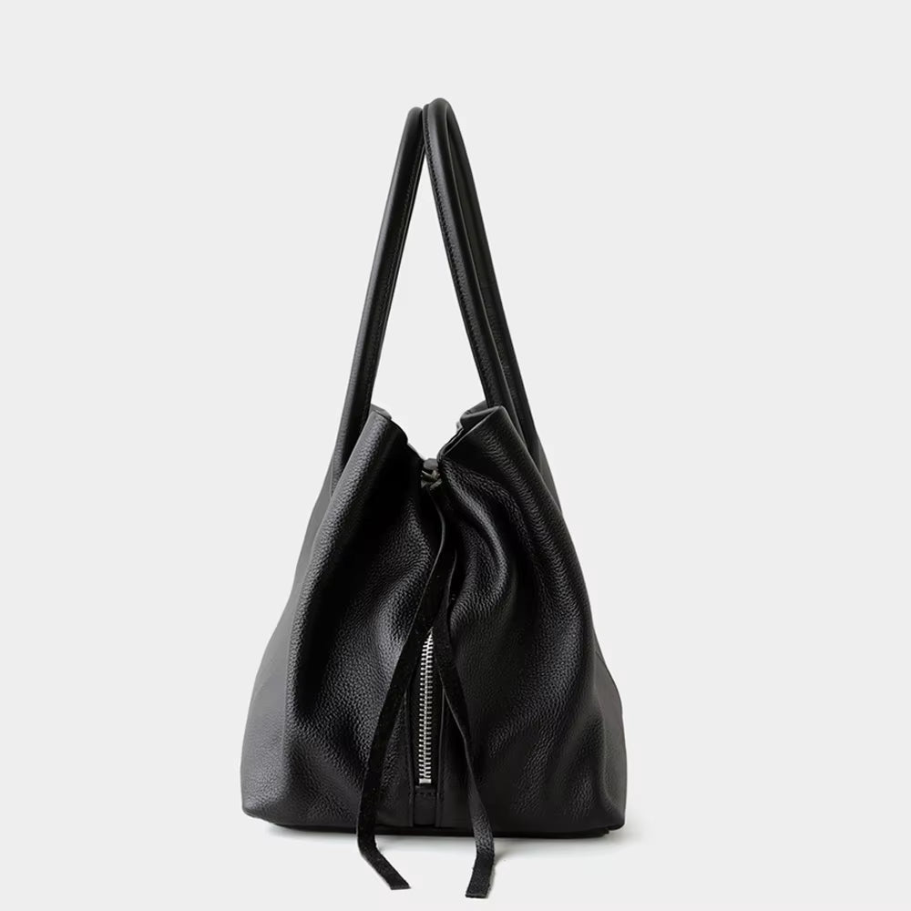 OLANE Multi-Compartment Shoulder Tote Bag BlackLarge 38x20x23 cmWomen's Handbags