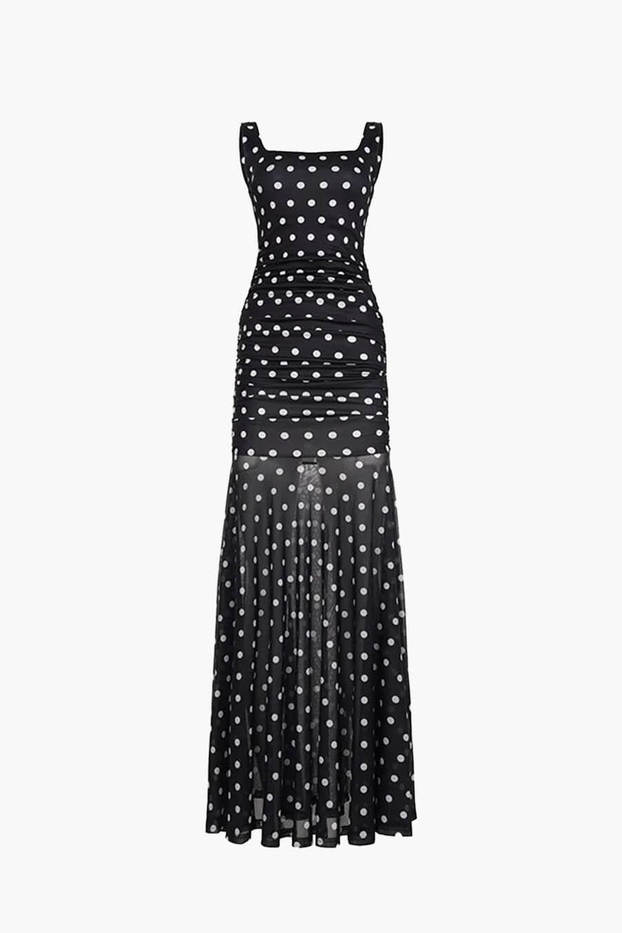 OLANE Psychedelic Swirl Bodycon Dress BlackLWomen's Dresses