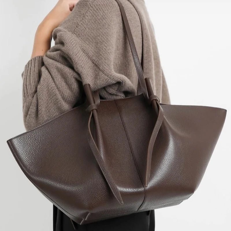 OLANE Spacious Shoulder Bag Black PUWomen's Handbags