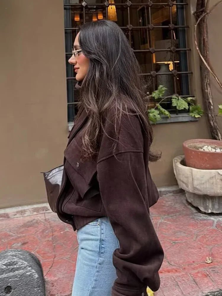 Vintage Oversized Bomber Jacket