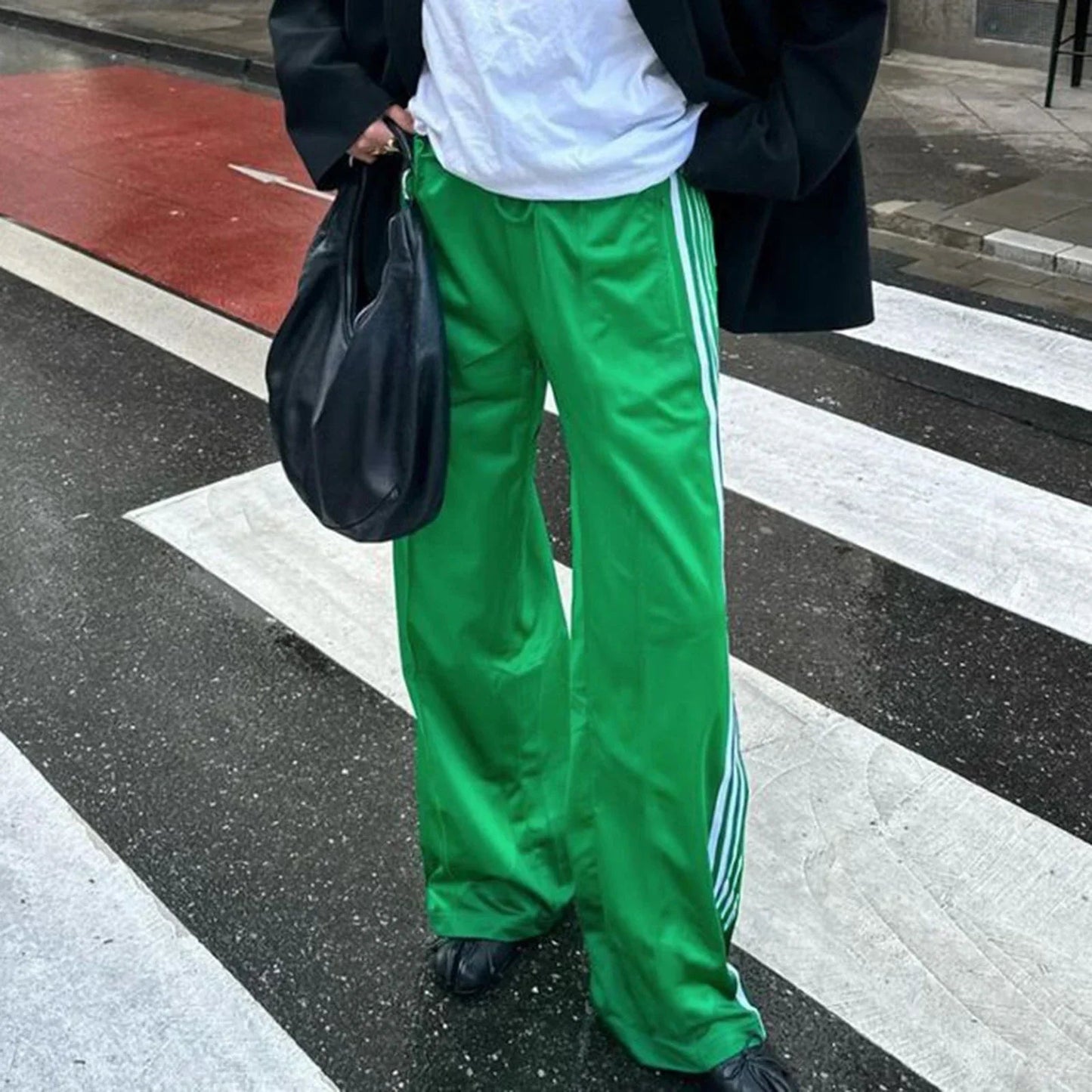 Striped Drawstring Sweatpants