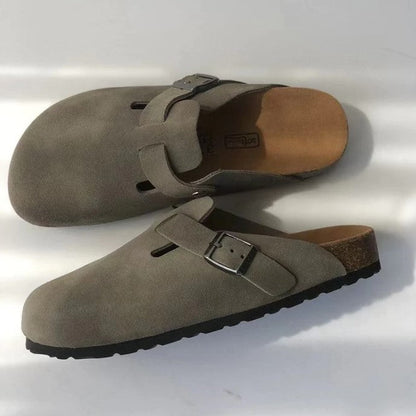 Slip-On Adjustable Buckle Clog