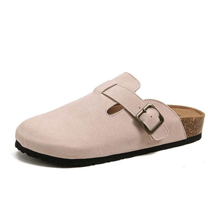 Slip-On Adjustable Buckle Clog