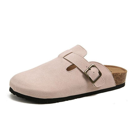 Slip-On Adjustable Buckle Clog