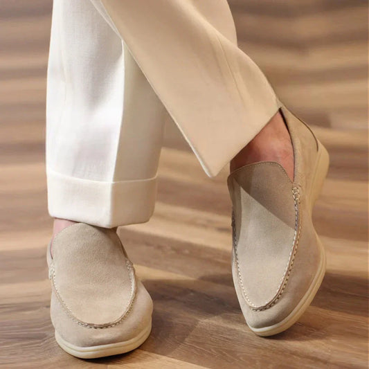 Stylish Modern Slip-On Suede Loafers