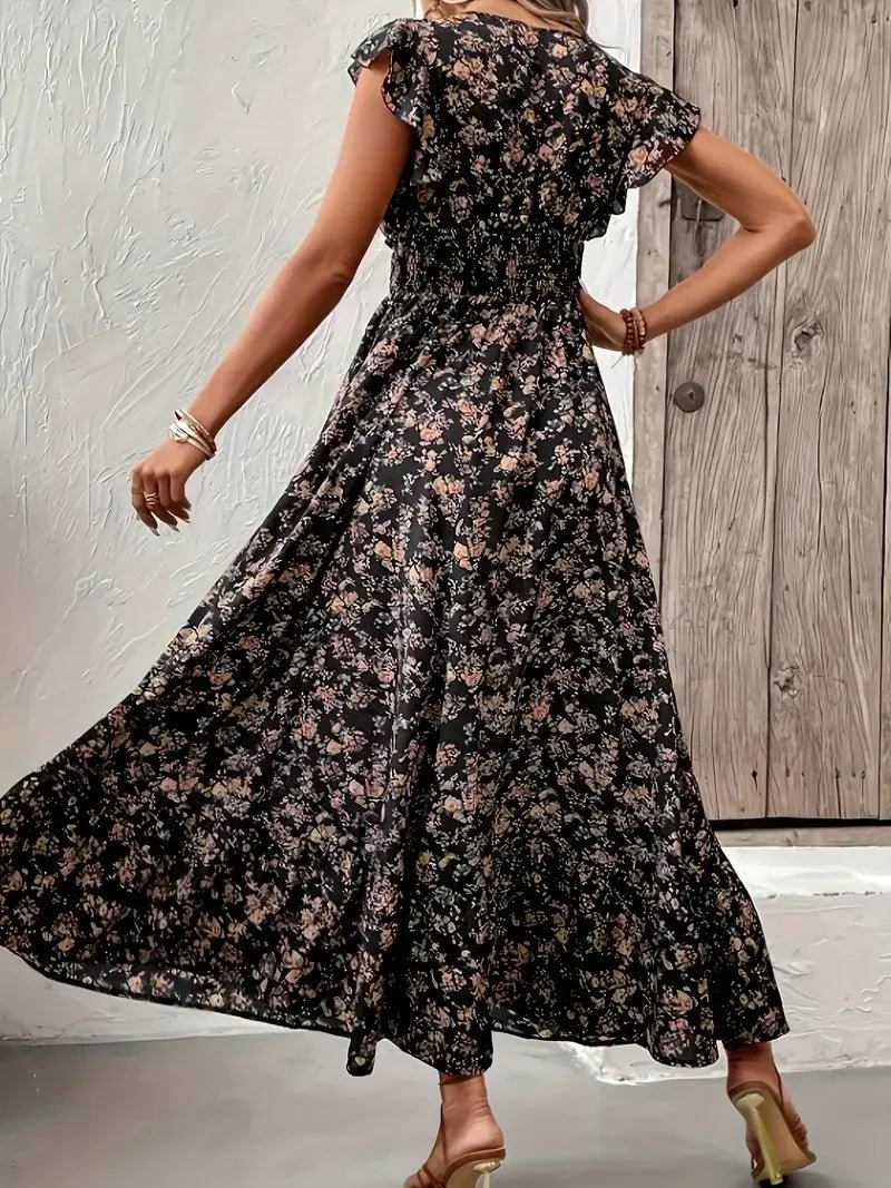 OLANE Beatrice Cute Plus Size Summer Dress Black1XLWomen's Dresses