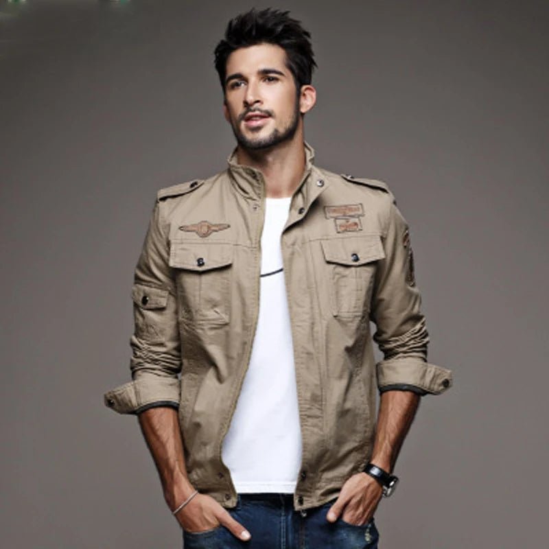 Olane Brand Army Military Style Jacket BrownLJackets