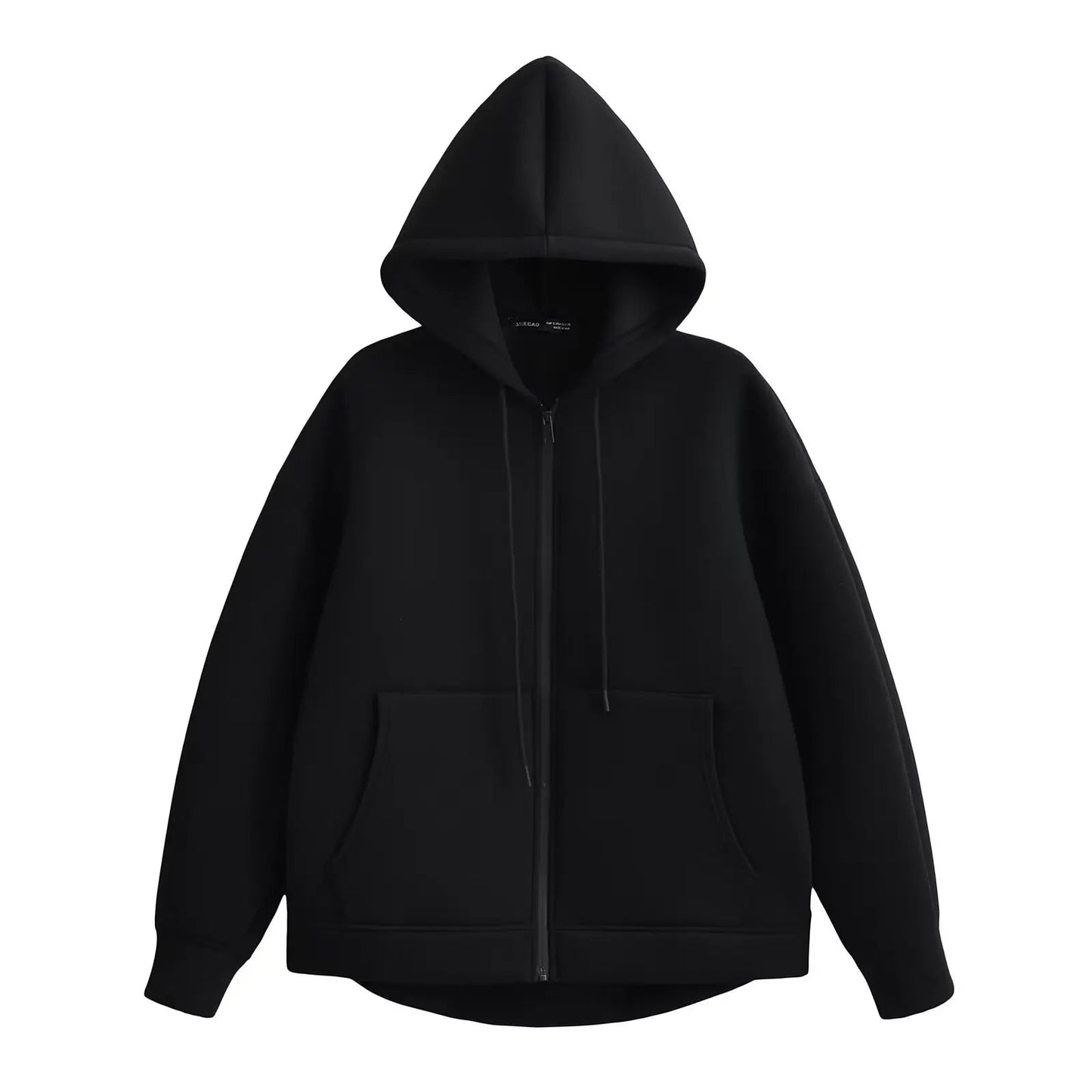 Olane Brand Cozy Hooded Jacket BlackXSWomen's Jackets