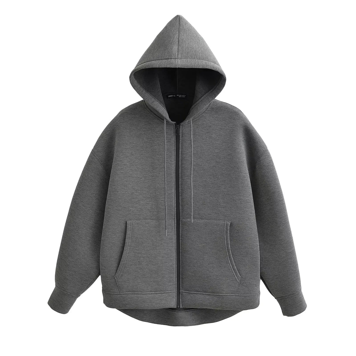 Olane Brand Cozy Hooded Jacket Dark GreyXSWomen's Jackets