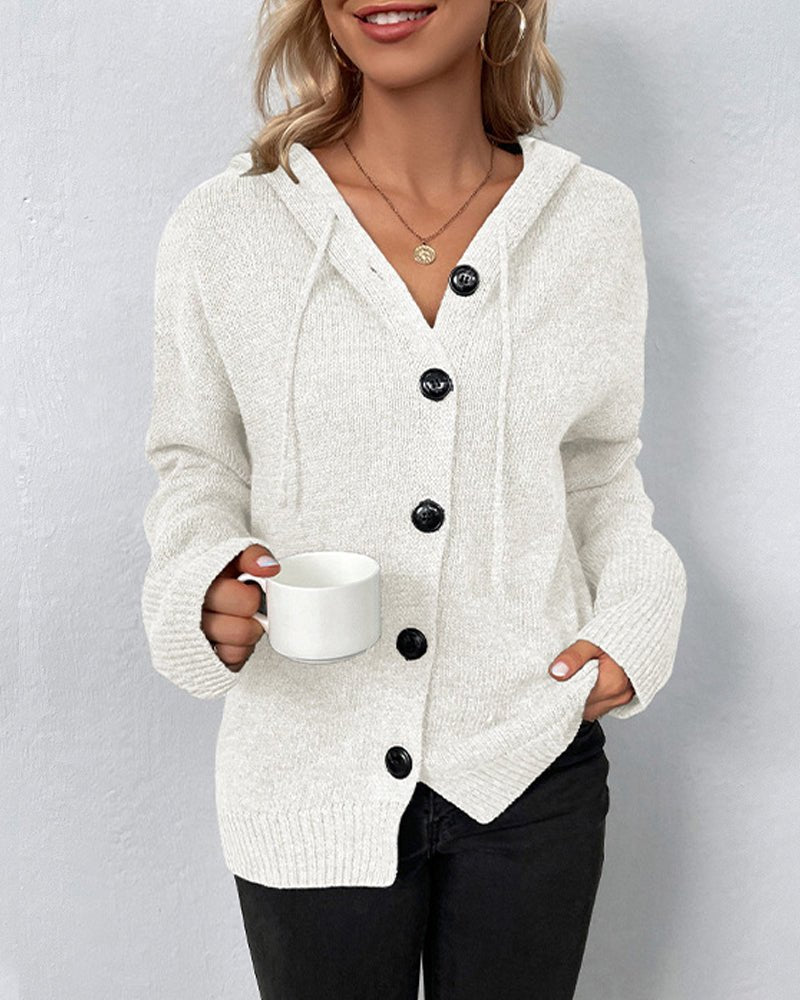 Olane Brand Hooded Cardigan Women WhiteMSweaters & Cardigans