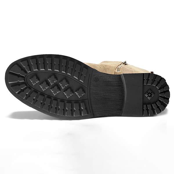 Olane Brand Leather Boots Western Style Black39Men's Boots