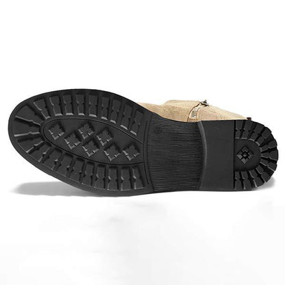 Olane Brand Leather Boots Western Style Black39Men's Boots