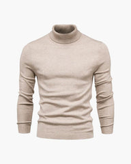 Agata Men's Slim Fit Turtleneck Sweater - Elegant Fine Knit for Business &