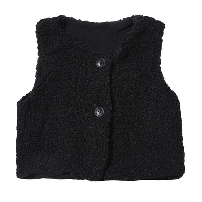 Olane Brand Velvet Baby Vest Black90 (1 - 2 Years)Vests