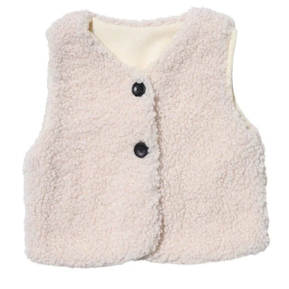 Olane Brand Velvet Baby Vest Creme90 (1 - 2 Years)Vests