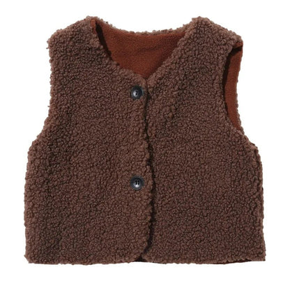 Olane Brand Velvet Baby Vest Dark Brown90 (1 - 2 Years)Vests