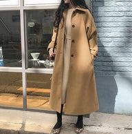 Afrita Long Coat with belt