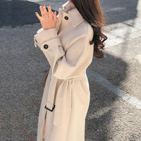 Afrita Long Coat with belt