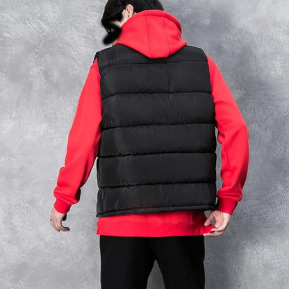 Olane Brand Waterproof Puffer Vest Jacket BlackMVests