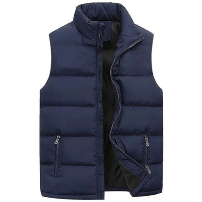 Olane Brand Waterproof Puffer Vest Jacket BlueMVests