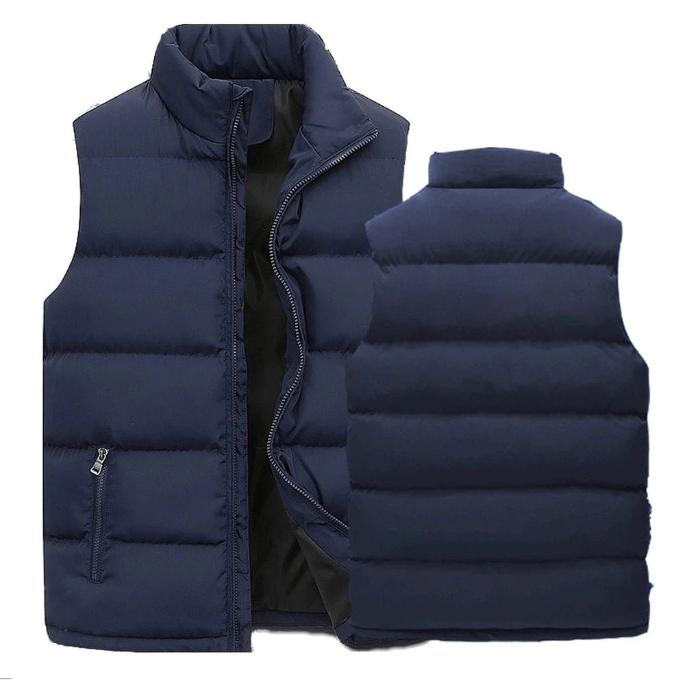 Olane Brand Waterproof Puffer Vest Jacket BlueMVests