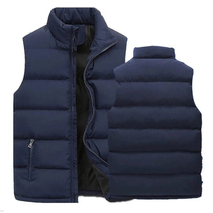 Olane Brand Waterproof Puffer Vest Jacket BlueMVests