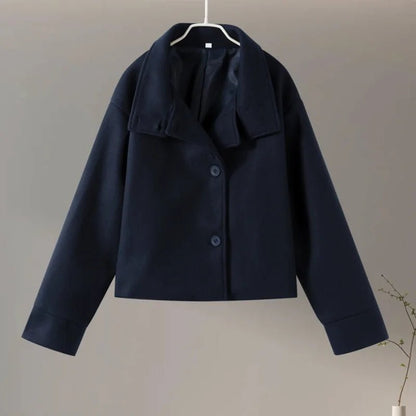 Olane Brand Winter Cape Collar Coat TaupeSCoats & Jackets