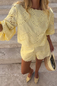 Miriam Crop Top & Mini Shorts Set