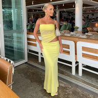 Anna Two-Piece Crop Dress Set