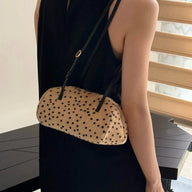 Faux Fur Cheetah Shoulder Bag