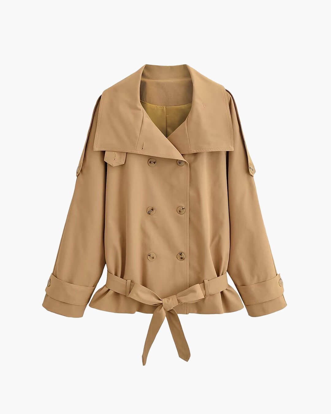 OLANE High Neck Utility Trench Jacket SWomen's Coats & Jackets
