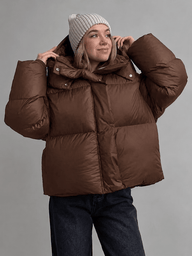 Hooded Cropped Puffer Jacket