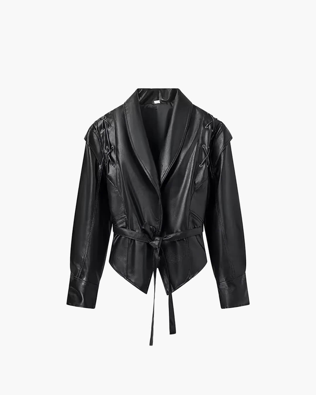 OLANE Kaye Leather Jacket BlackXLJackets