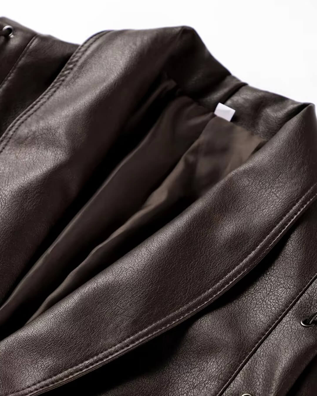 OLANE Kaye Leather Jacket BrownLJackets