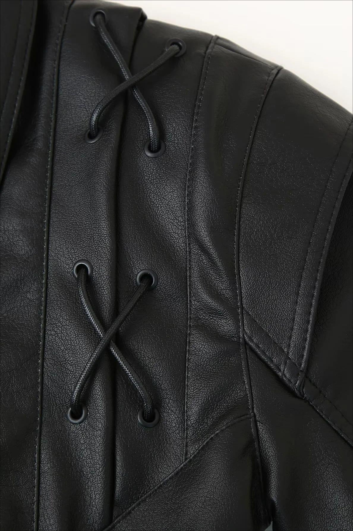 OLANE Kaye Leather Jacket WhiteSJackets