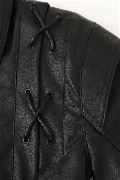 OLANE Kaye Leather Jacket WhiteSJackets