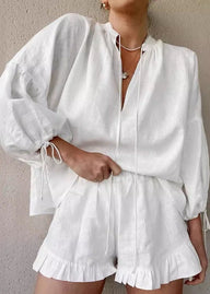 Esther Long Sleeve Cotton Lounge Set