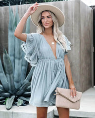 Lucy Loose Fit Babydoll Boho Mini Dress