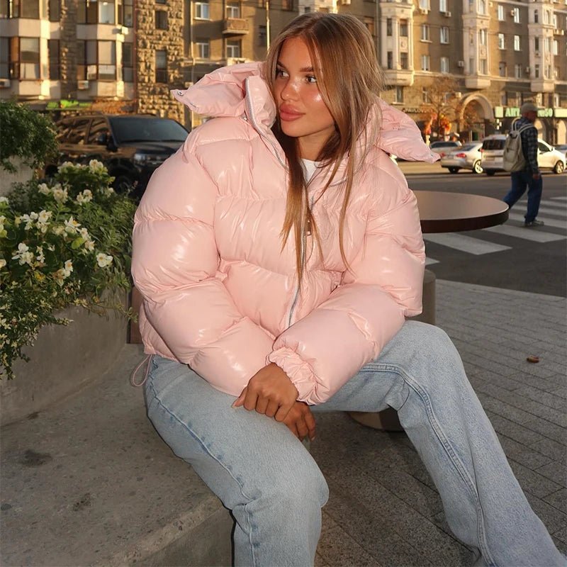 OLANE Mila Hooded Puffer Jacket PinkSWomen's Coats & Jackets