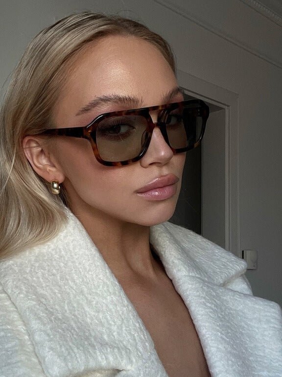 OLANE Oversized Cat-Eye Sunglasses Tortoise / OrangeSunglasses